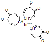 CAS#: 14283-79-5， tris(2-hydroxy-2,4,6-cycloheptatrien-1-onato)-Indium