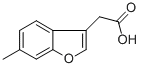 structure of CAS# 142917-39-3, (6-Methyl-benzofuran-3-yl)acetic acid