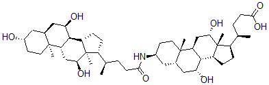 CAS#: 142974-51-4， (3beta,5beta,7alpha,12alpha)-7,12-Dihydroxy-3-(((3alpha,5beta,7alpha,12alpha)-3,7,12-trihydroxy-24-oxocholan-24-yl)amino)-Cholan-24-oic acid