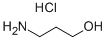 structure of CAS# 14302-46-6, 3-Amino-1-Propanol Hydrochloride