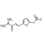 CAS 登录号：14308-82-8， (2E)-N,N-二甲基-3-[5-(硝基硫基)-2-呋喃基]丙烯酰胺