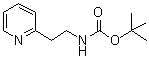 结构式 CAS# 143185-43-7, [2-(2-吡啶基)乙基]氨基甲酸叔丁酯