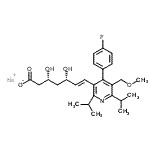 CAS#: 143201-12-1， Sodium (3R,5S,6E)-7-[4-(4-Fluorophenyl)-2,6-Diisopropyl-5-(Methoxymethyl)-3-Pyridinyl]-3,5-Dihydroxy-6-Heptenoate