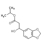 CAS 登录号：143284-60-0， 异丙基3-(1,3-苯并二氧戊环-5-基)-3-羟基丙酸酯