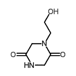 CAS#: 143411-79-4， 1-(2-Hydroxyethyl)-2,5-Piperazinedione