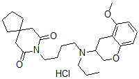 CAS#: 143413-68-7， 8-[4-[(5-Methoxychroman-3-Yl)-Propylamino]Butyl]-8-Azaspiro[4.5]Decane-7,9-Dione Hydrochloride