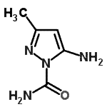 CAS#: 143438-33-9， 5-Amino-3-Methyl-1H-Pyrazole-1-Carboxamide