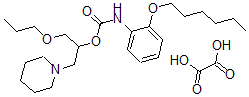 CAS#: 143503-37-1， Oxalic Acid, [1-(1-Piperidyl)-3-Propoxy-Propan-2-Yl] N-(2-Hexoxyphenyl )Carbamate