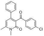 CAS#: 143572-56-9， 3-(4-Chlorobenzoyl)-1,6-Dimethyl-4-Phenylpyridin-2-One