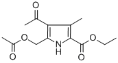 CAS#: 143583-56-6， 4-Acetyl-5-[(Acetyloxy)Methyl]-3-Methyl-1H-Pyrrole-2-carboxylic Acid Ethyl Ester