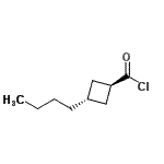 CAS#: 143610-57-5， trans-3-Butylcyclobutanecarbonyl Chloride