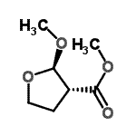 CAS#: 143789-17-7， Methyl (2R,3R)-2-Methoxytetrahydro-3-Furancarboxylate