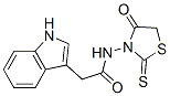 CAS#: 1438-20-6， N-(4-Oxo-2-Thioxothiazolidin-3-Yl)-1H-Indole-3-Acetamide