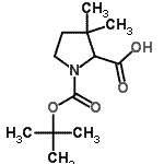 CAS#: 143979-40-2， 3,3-Dimethyl-1-{[(2-Methyl-2-Propanyl)Oxy]Carbonyl}Proline