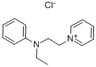 结构式 CAS# 14408-19-6, 1-(2-(乙基苯基氨基)乙基)吡啶鎓氯化物