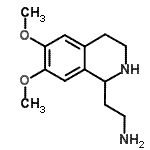 CAS#: 14421-47-7， 2-(6,7-Dimethoxy-1,2,3,4-Tetrahydro-1-Isoquinolinyl)Ethanamine