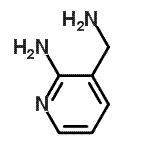 结构式 CAS# 144288-48-2, 3-(氨基甲基)-2-吡啶胺