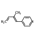 CAS#: 144343-93-1， 4-[(1E)-2-Methyl-1,3-Butadien-1-Yl]Pyridine