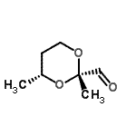 CAS 登录号：144404-98-8， (2S,4R)-2,4-二甲基-1,3-二恶烷-2-甲醛