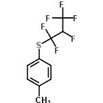 CAS 登录号：144429-11-8， 1-[(1,1,2,3,3,3-六氟丙基)硫基]-4-甲基苯