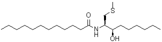CAS#: 144474-37-3， N-[(2R,3R)-3-Hydroxy-1-(Methylsulfanyl)-2-Nonanyl]Dodecanamide