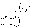 CAS 登录号：14455-30-2， 1-萘基氢磷酸酯钠盐