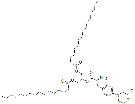 CAS#: 144558-52-1， [2-[(2S)-2-Amino-3-[4-[Bis(2-Chloroethyl)Amino]Phenyl]Propanoyl]Oxy-3-Hexadecanoyloxypropyl] Hexadecanoate