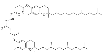 CAS 登录号：14464-85-8， 生育酚琥珀酸钙