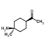 CAS#: 144647-22-3， 1-(cis-4-Amino-4-Methylcyclohexyl)Ethanone