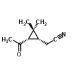 CAS#: 144686-75-9， [(1R,3S)-3-Acetyl-2,2-Dimethylcyclopropyl]Acetonitrile