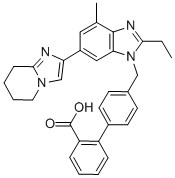 CAS#: 144702-17-0， 2-[4-[[2-Ethyl-4-Methyl-6-(5,6,7,8-Tetrahydroimidazo[1,2-a]Pyridin-2-Yl)Benzimidazol-1-Yl]Methyl]Phenyl]Benzoic Acid