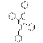 CAS#: 14474-63-6， 2',5'-Bis[(E)-2-Phenylvinyl]-1,1':4',1''-Terphenyl