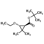 CAS#: 145060-06-6， 2-Methyl-2-Propanyl (1S,3R)-3-Ethoxy-2,2-Dimethylcyclopropanecarboxylate