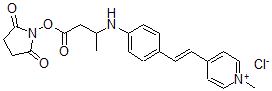 CAS#: 145128-12-7， (2,5-Dioxopyrrolidin-1-Yl) 3-[[4-[(E)-2-(1-Methylpyridin-1-Ium-4-Yl)Ethenyl]Phenyl]Amino]Butanoate Chloride