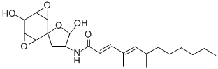 CAS#: 145147-04-2， N-(Dihydro-5',6-Dihydroxyspiro(4,8-Dioxatricyclo(5.1.0.0(3,5))Octane-2,2'(3'H)-Furan)-4'-Yl)-4,6-Dimethyl-2,4-Dodecadienamide