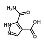 CAS#: 145147-06-4， 5-Carbamoyl-1H-Pyrazole-4-Carboxylic Acid