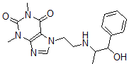 CAS#: 14535-83-2, 7-(2-(beta-Hydroxy-alpha-methylphenethylamino)ethyl)theophylline