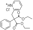 CAS#: 1454-12-2， 2-(beta,beta-Diethoxycarbonylphenethyl)Pyridinium Chloride