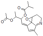 CAS#: 145458-91-9, 5-Methyl-7-(2'-(2''-Methylpropionyloxy)-3'-Acetoxy)Butylidene-1a,2,3,7-Tetrahydrocyclopent(b)Oxireno(C)Pyridine