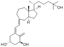 CAS 登录号：145459-22-9， (1R,3S,5Z)-5-[(2E)-2-[(1R,3aS,8aS)-1-[(2R)-6-羟基-6-甲基庚烷-2-基]-8a-甲基-1,2,3,3a,4,6,7,8-八氢薁-5-亚基]亚乙基]-4-亚甲基环己烷-1,3-二醇