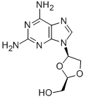 CAS#: 145514-04-1， (2R,4R)-4-(2,6-Diamino-9H-Purin-9-Yl)-1,3-Dioxolane-2-Methanol