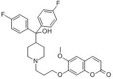 CAS#: 145574-90-9， 7-[3-[4-[Bis(4-Fluorophenyl)-Hydroxymethyl]Piperidin-1-Yl]Propoxy]-6-Methoxychromen-2-One