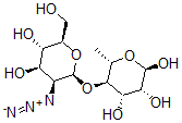 CAS#: 145621-07-4， (2R,3R,4S,5R,6S)-5-[(2S,3S,4R,5S,6R)-3-Azido-4,5-Dihydroxy-6-(Hydroxymethyl)Oxan-2-Yl]Oxy-6-Methyloxane-2,3,4-Triol