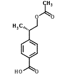 CAS#: 145621-78-9， 4-[(2S)-1-Acetoxy-2-Propanyl]Benzoic Acid
