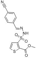 CAS#: 145865-80-1， Methyl 3-[[(4-Cyanophenyl)Methylideneamino]Sulfamoyl]Thiophene-2-Carboxylate