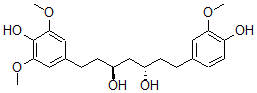 CAS#: 145888-84-2， (3S,5S)-1-(4-Hydroxy-3,5-Dimethoxyphenyl)-7-(4-Hydroxy-3-Methoxyphenyl)Heptane-3,5-Diol
