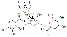 CAS#: 145898-93-7， Galloyl-Oxypaeoniflorin
