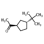 CAS#: 145930-11-6， 1-[(1R,3R)-3-(2-Methyl-2-Propanyl)Cyclopentyl]Ethanone