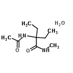 CAS#: 145932-79-2， 2-Acetamido-2-Ethyl-N-Methylbutanamide Hydrate (1:1)