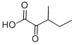 结构式 CAS# 1460-34-0, 3-甲基-2-氧代-戊酸